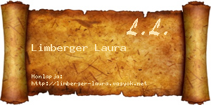 Limberger Laura névjegykártya